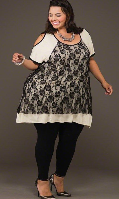 plus size tunic to wear with leggings